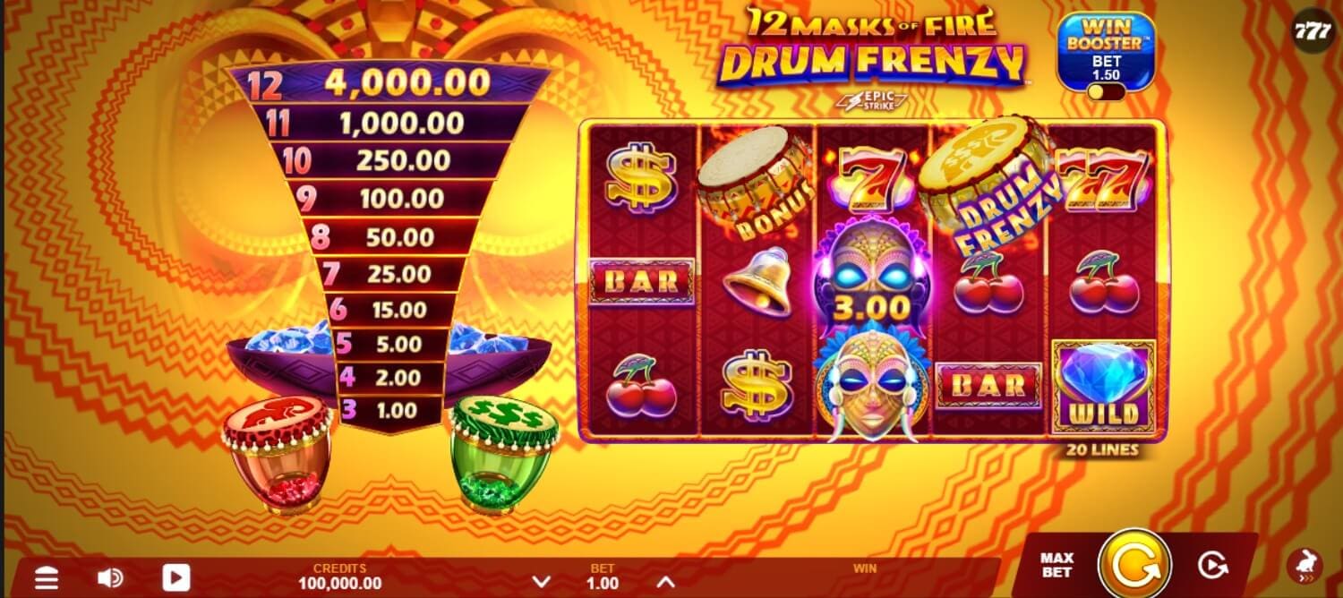 12 Pots of Gold Drum Frenzy Slot Game Review