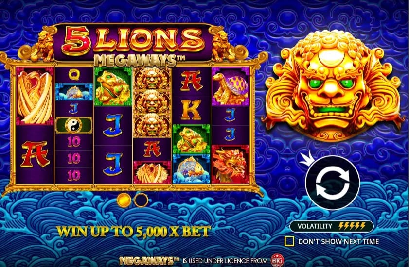 5 Lions Megaways review