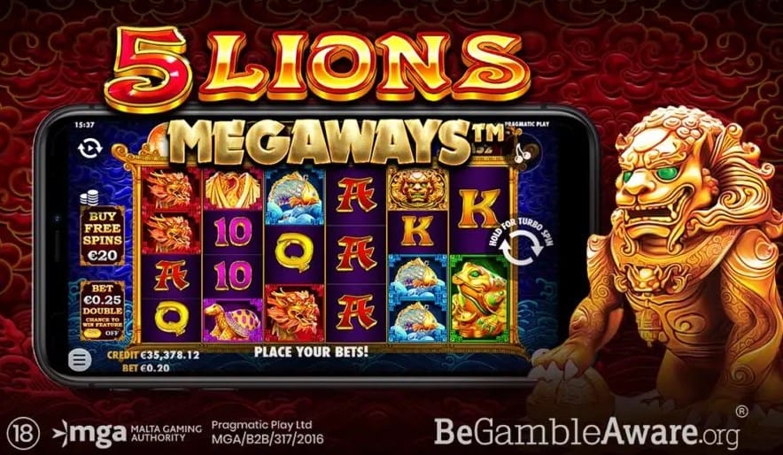 5 Lions Megaways slot