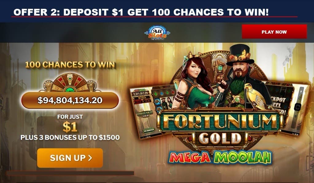 Fortunium Slot Offer
