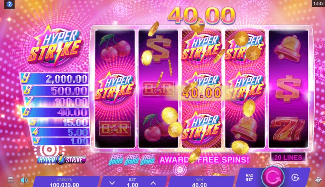 Hyper Strike slot review