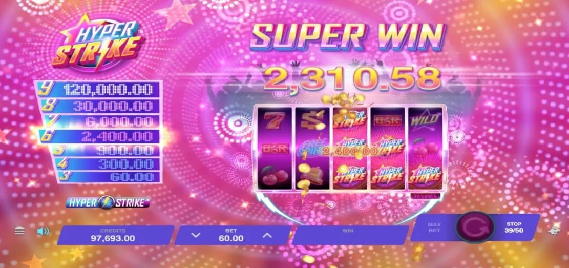Hyper Strike slot win