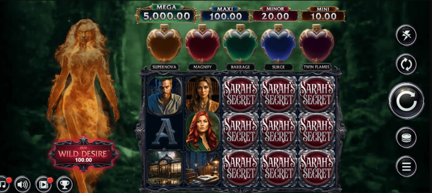 Immortal Romance Sarah's Secret Slots