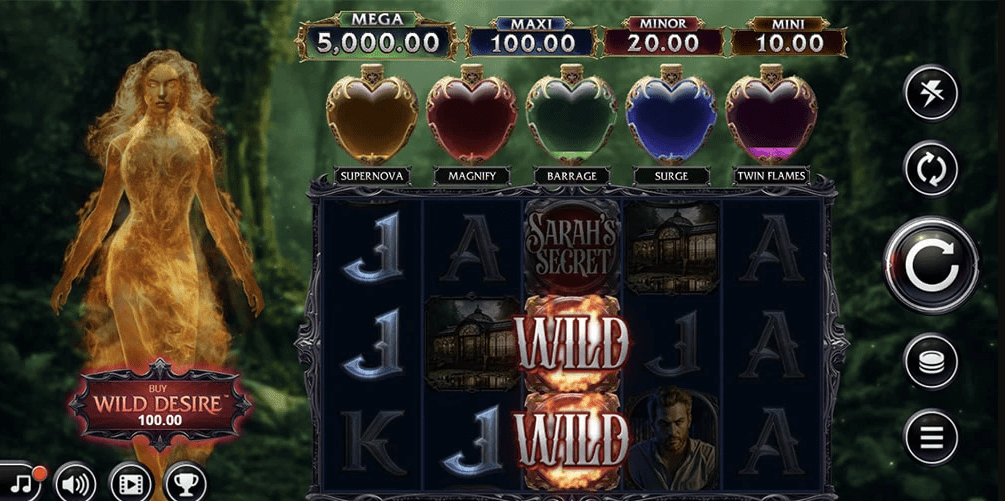 Immortal Romance Sarah's Secret slots game