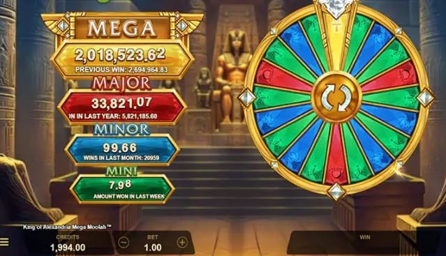 King of Alexandria Slot Game