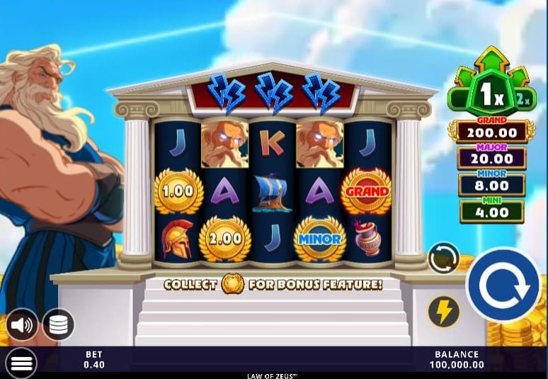Law of Zeus Slot Game