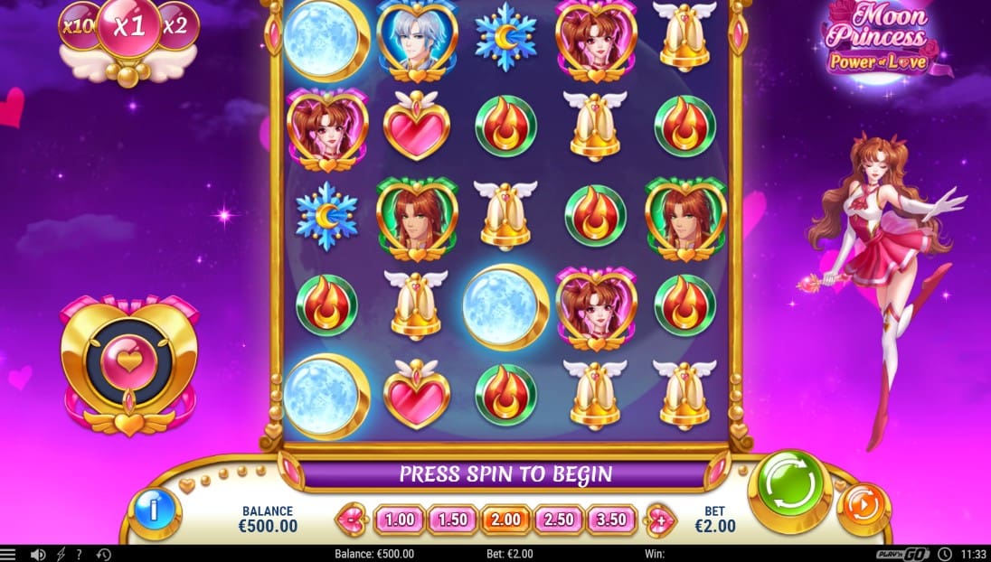 Moon Princess 100 Slot gameplay