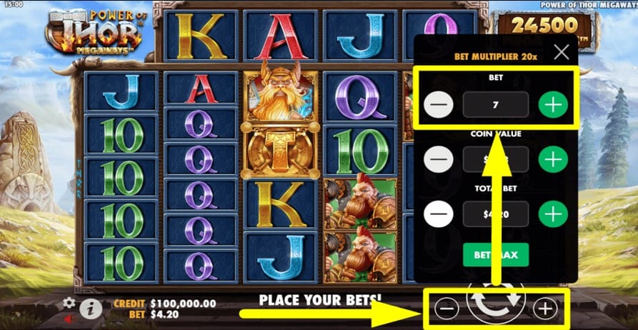 Power of Thor Megaways Slot Play