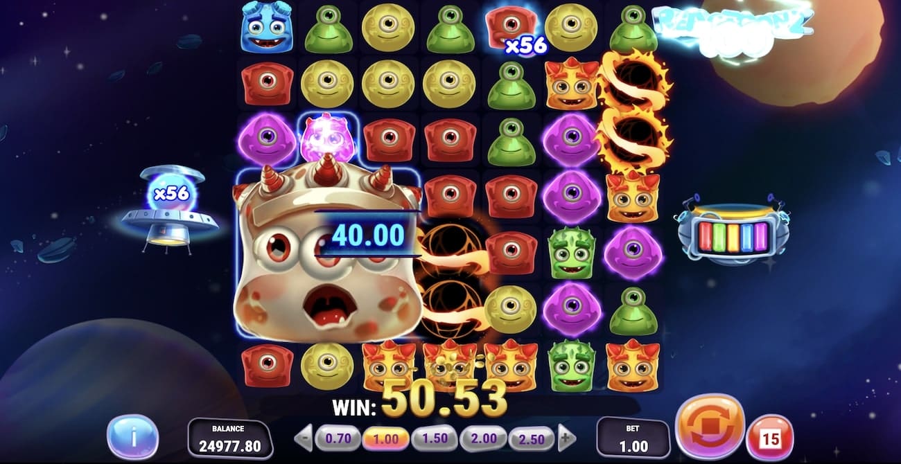 Reactoonz 100 Slot game