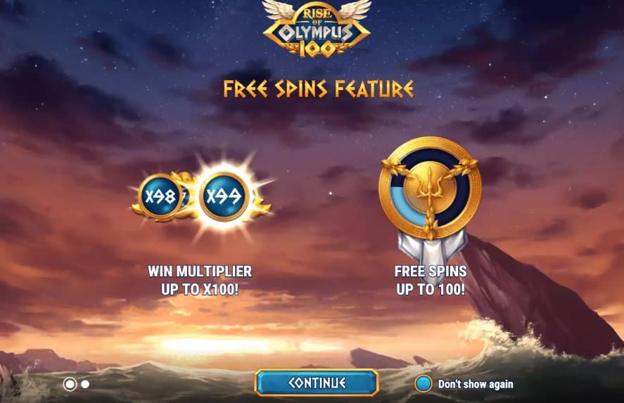 Rise of Olympus 100 slot play