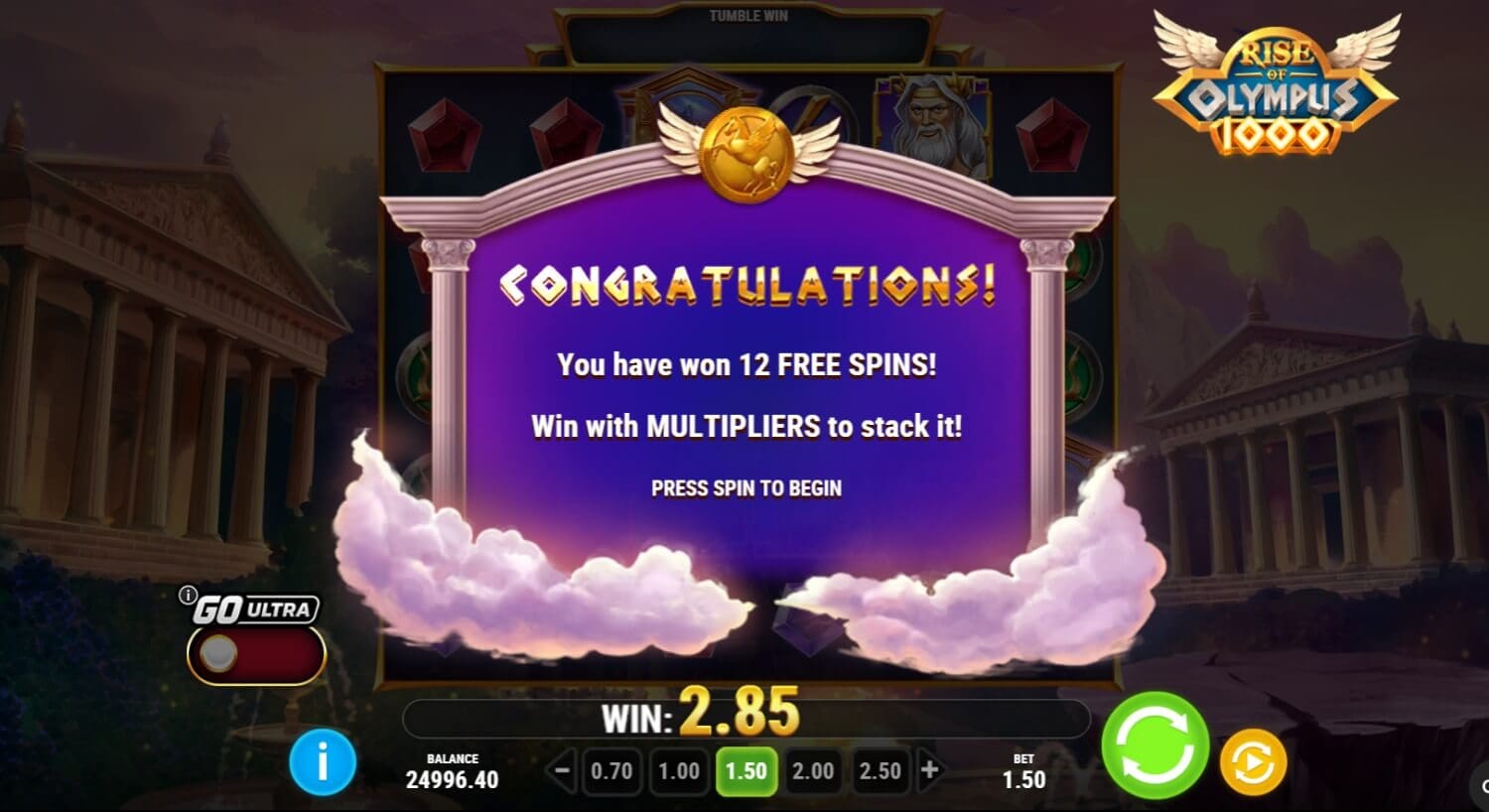 Rise of Olympus 1000 slot game review
