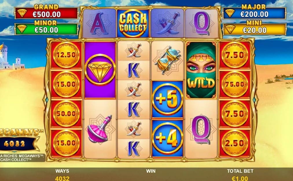 Sahara Riches Cash Collect Slot Review