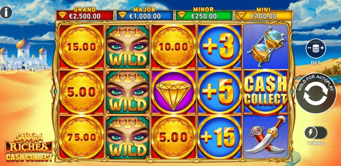 Sahara Riches Cash Collect Slot