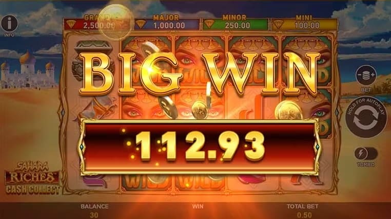 Sahara Riches Cash Collect Win