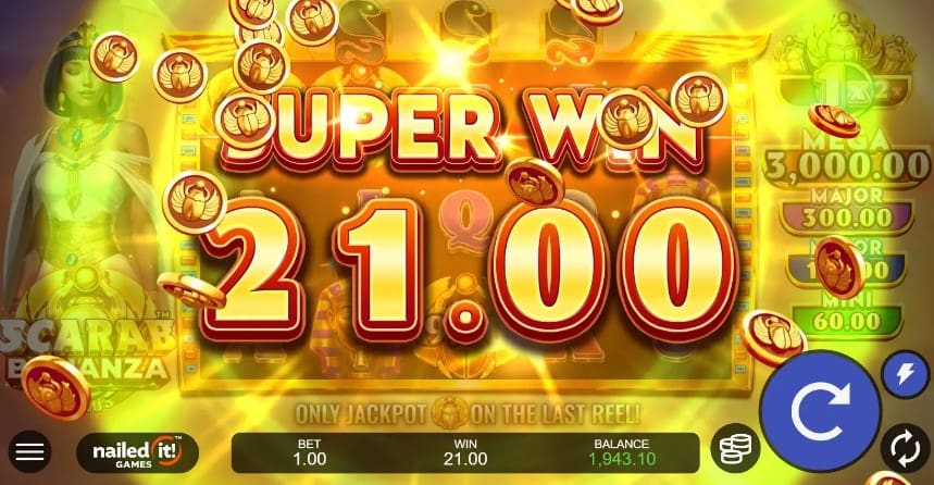 Scarab Bonanza Slot Game Review
