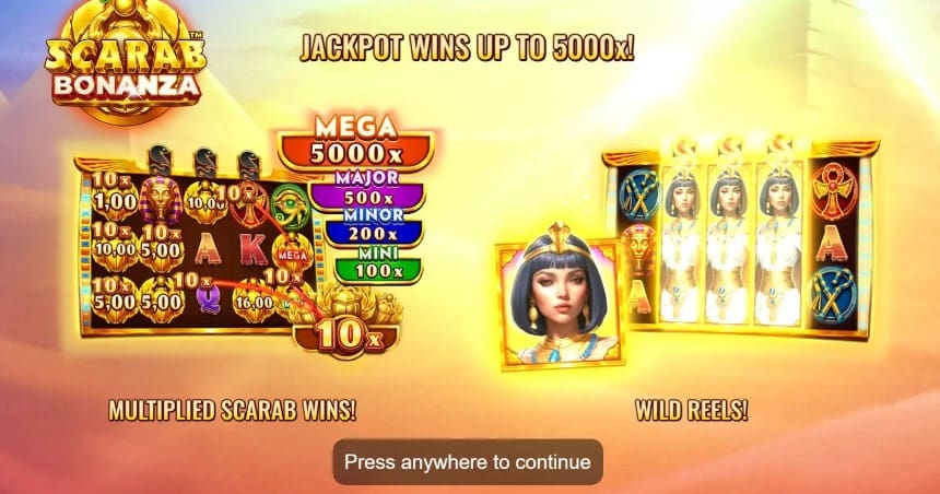 Scarab Bonanza Slot Review