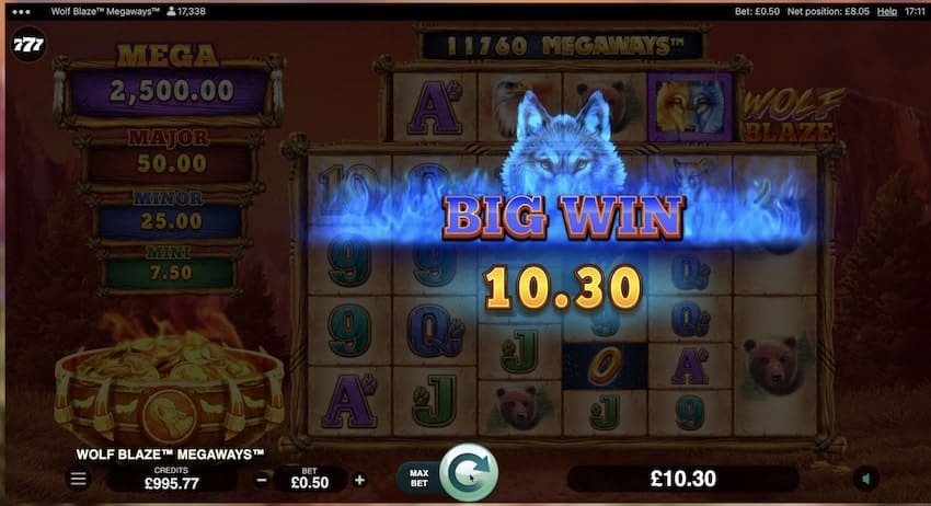 Wolf Blaze Wowpot! Megaways WowPot Slot